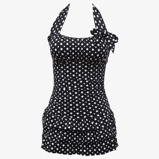 可爱圆点泳装免抠