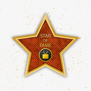 矢量金色五角星下载免抠