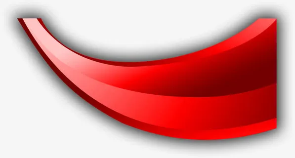 红色渐变春节装饰免抠