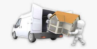 卡通搬家小人免抠