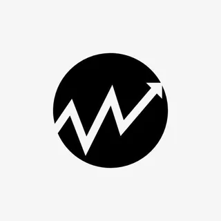 上升走势的箭头图标免抠