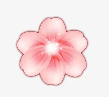 一朵粉色的花免抠