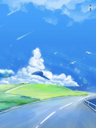 简约小清新文艺节气立夏海报高清