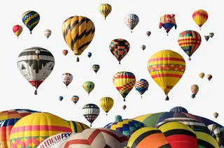 大量热气球免抠