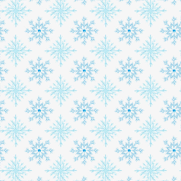 冬季雪花背景图案