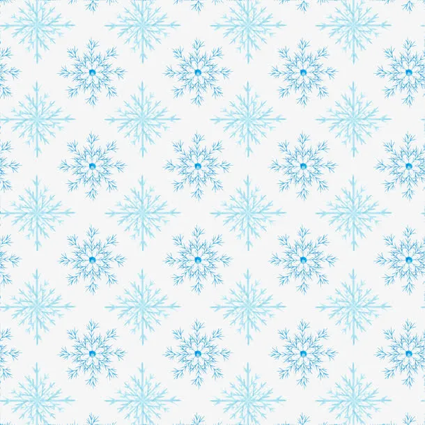 冬季雪花背景图案