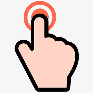 手点击指头图标鼠标箭头免抠标签元素