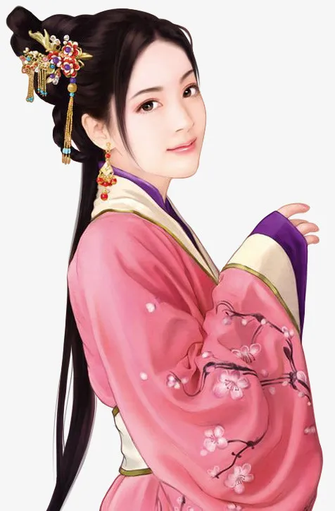 古风女子免抠