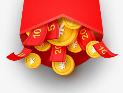 金币 红包 礼券免抠