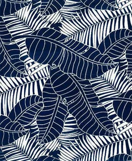 蓝色芭蕉叶背景