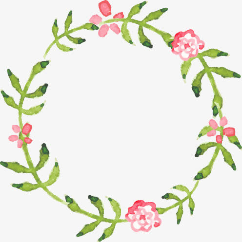 边框 花边 底纹 绿叶 藤蔓免抠