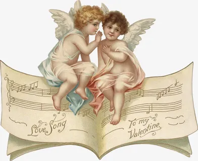 卡通手绘天使翅膀免抠