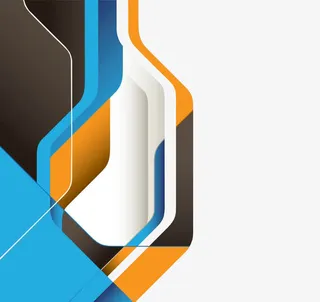 不规则科技条纹免抠