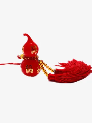 红色平安符免抠