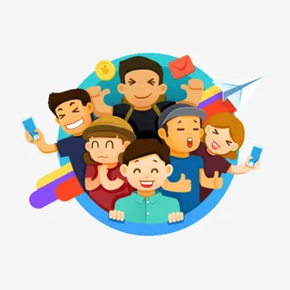 旅游客图案免抠