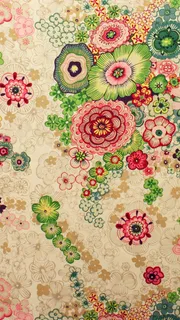 手绘小花清新插画H5背景素材高清