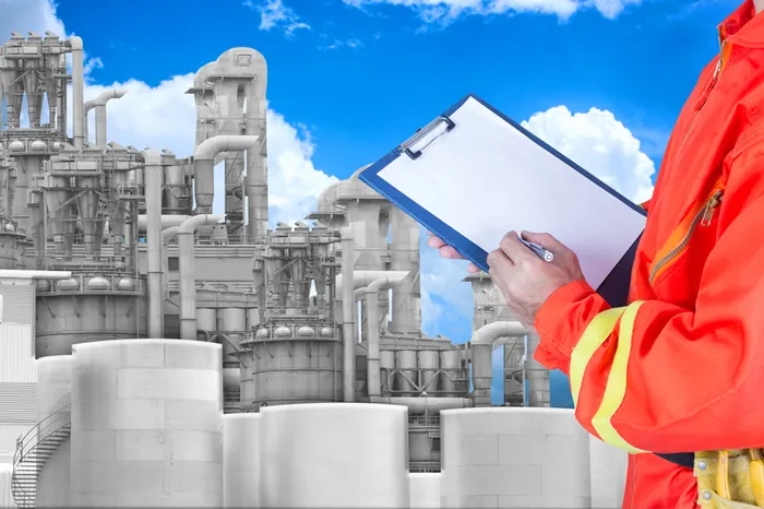 工业检查海报背景高清