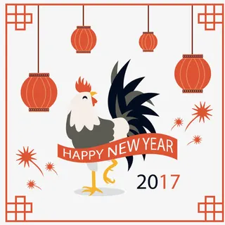 中国风鸡年免抠