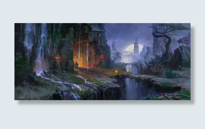 官方手游宣传海报免抠