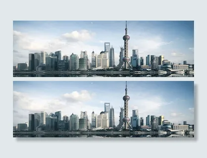 上海东方明珠海报背景高清