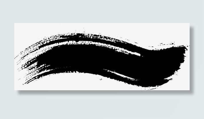 笔刷波浪线矢量图免抠