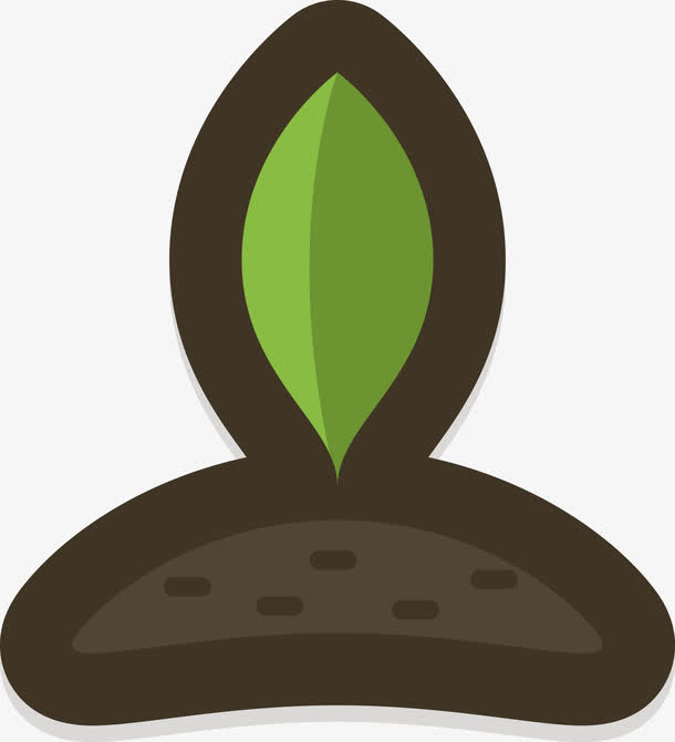 清新小麦苗免抠
