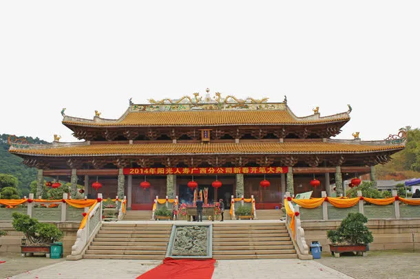 孔庙中式建筑免抠