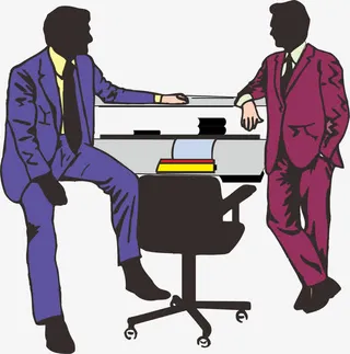 谈话png元素免抠