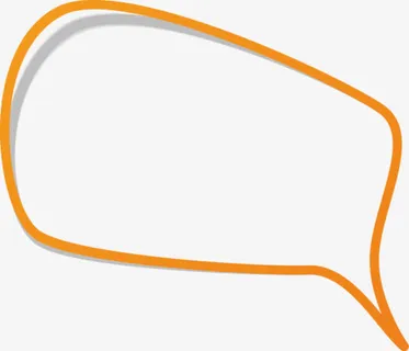 黄色对话框联想免抠