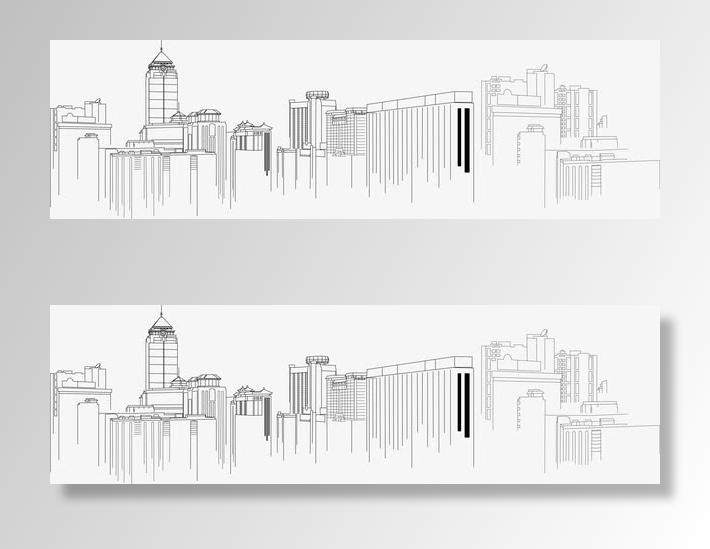 城市建筑图免抠