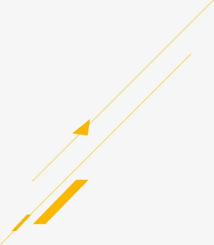 橙色三角形光线免抠