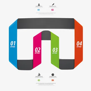 折纸标签背景矢量素材