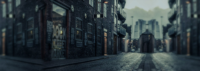 灰暗街道摄影背景高清