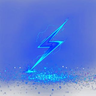 蓝色炫光炫酷黑色光效科免抠