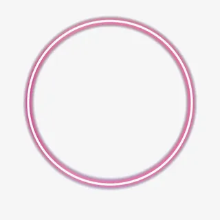 红色发光圆免抠