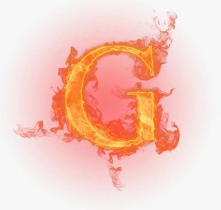 火焰字母免抠