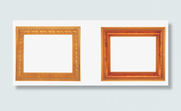 矢量欧美风边框免抠