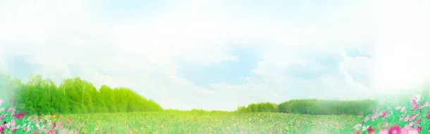 户外风景春季图免抠
