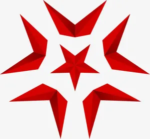 有序列的五角星形免抠