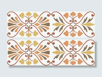 花边角花底纹边框素材免抠