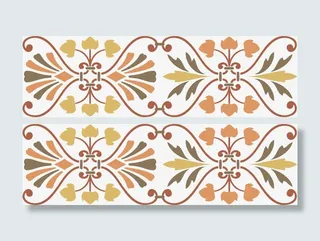 花边角花底纹边框素材免抠