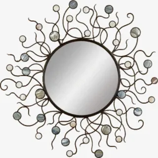 花纹镜子免抠