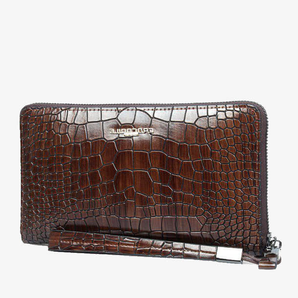 男士鳄鱼纹商务手抓包免抠