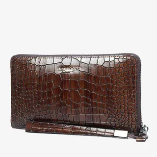 男士鳄鱼纹商务手抓包免抠