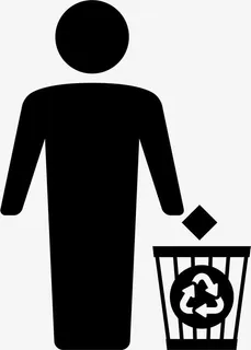 黑人丢垃圾免抠