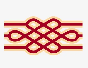 中式矢量中国结雕花免抠
