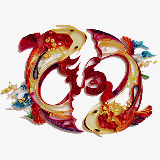 衍纸画艺术免抠