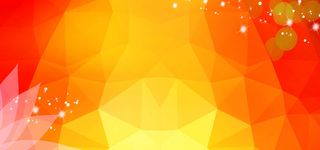 炫彩橙色多边形背景高清