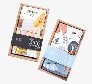 礼盒装手账本免抠