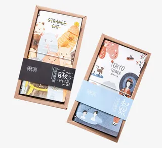 礼盒装手账本免抠